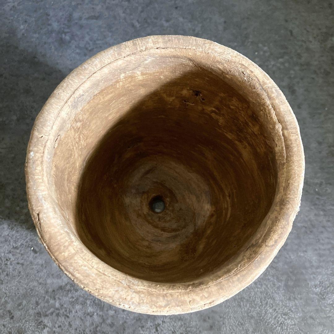 【トライバリズムポット】  おしゃれ 陶器鉢 4寸 4号 中型 観葉植物 | 2枚目