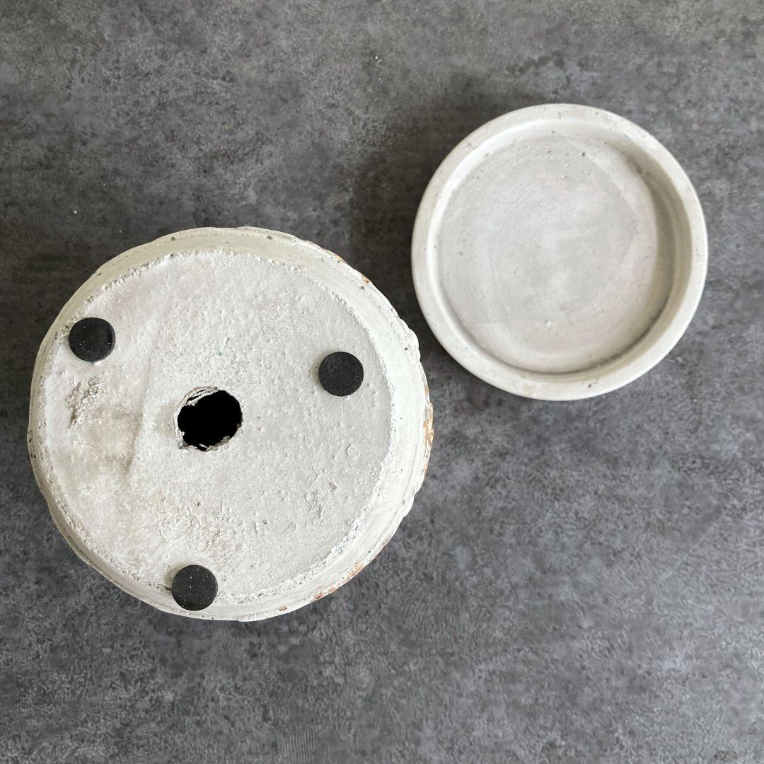 【アントワープロング】おしゃれ 陶器鉢 4寸 4号 中型 観葉植物 | 3枚目