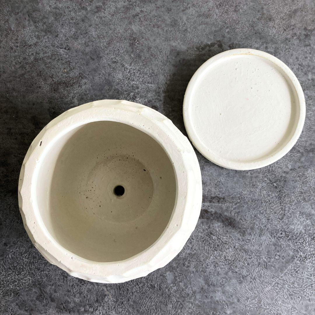 【アングルボウル】植木鉢 陶器鉢 4.5寸 4.5号 観葉植物 新品 未使用 | 2枚目