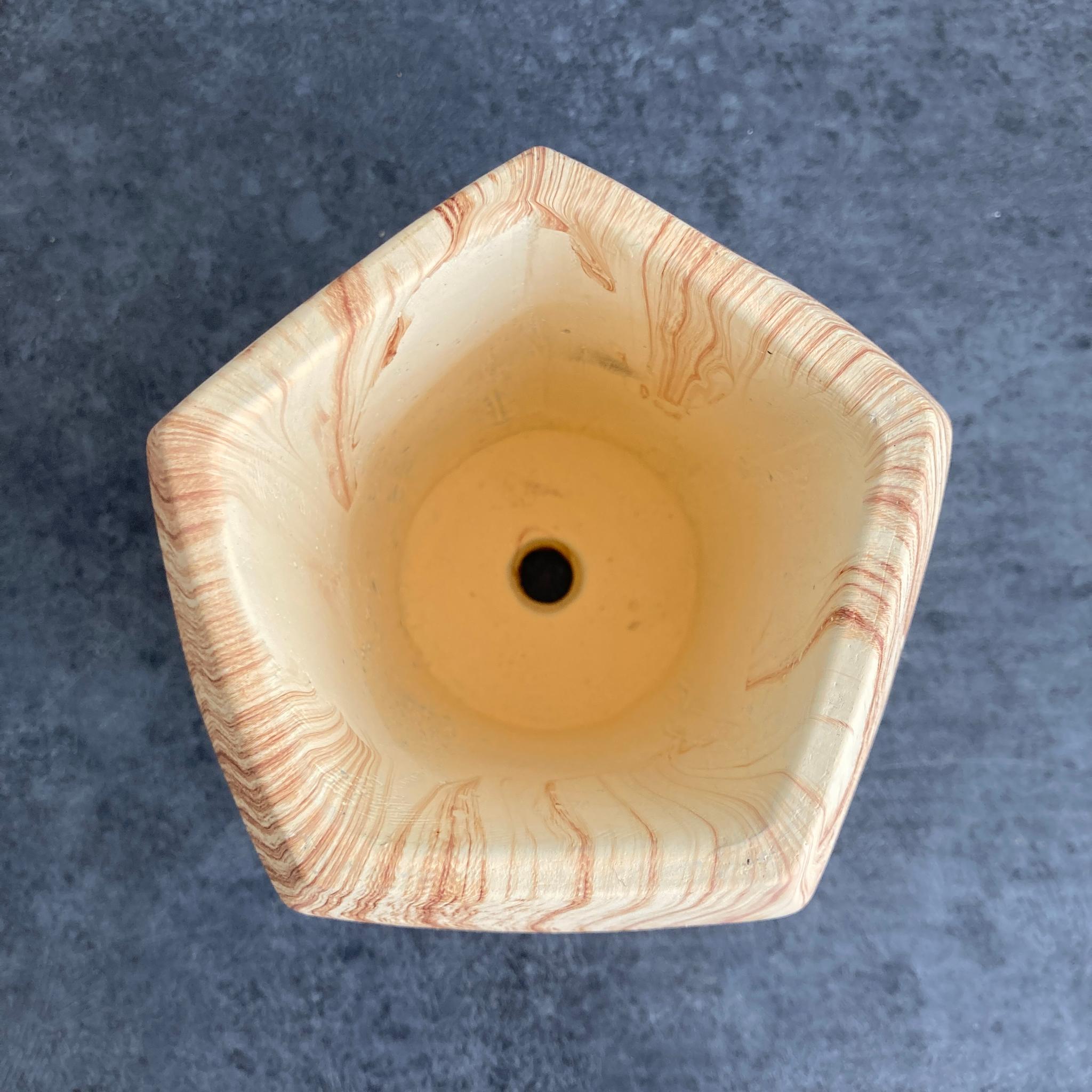 【RA-44】 おしゃれ 陶器鉢 3.5寸 3.5号 小型 観葉植物 | 2枚目