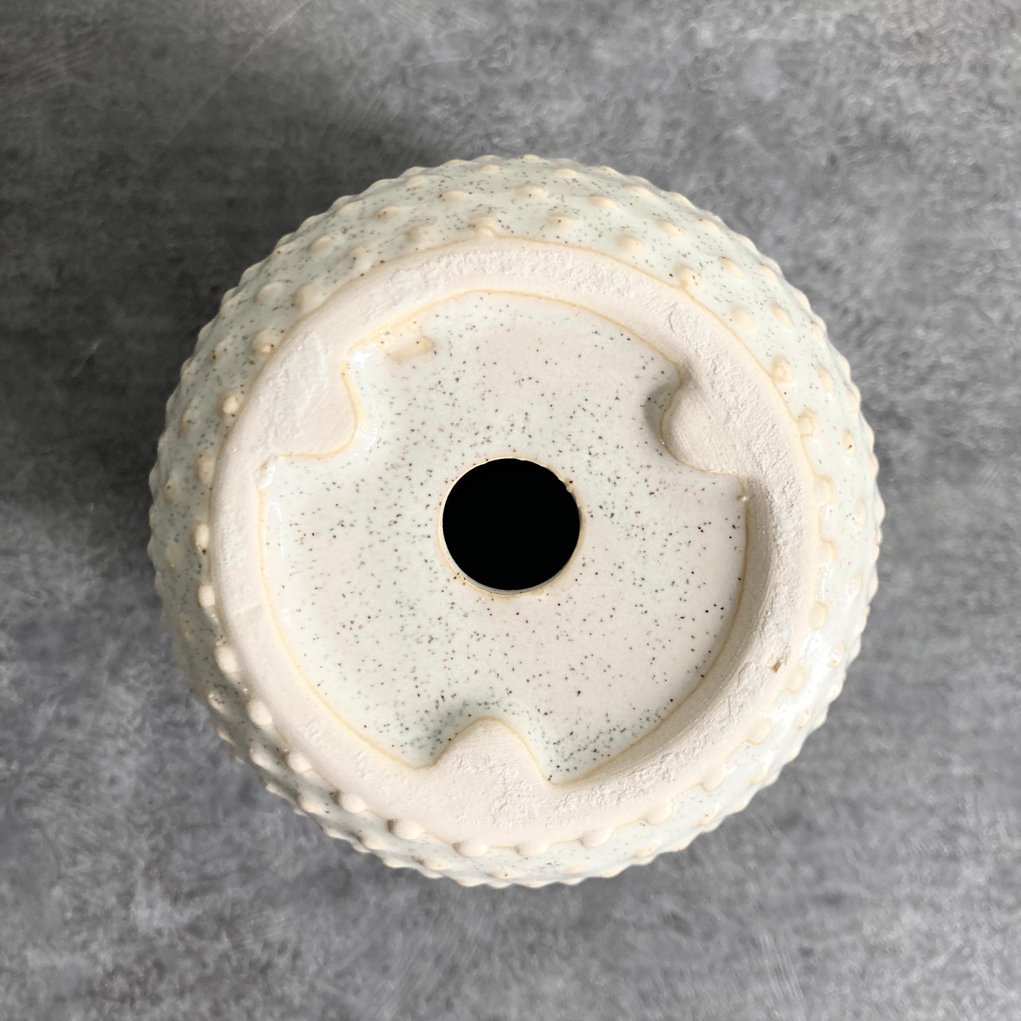 【エイラホワイト】 植木鉢 陶器鉢 未使用 観葉植物 おしゃれ 3寸 3号 | 3枚目