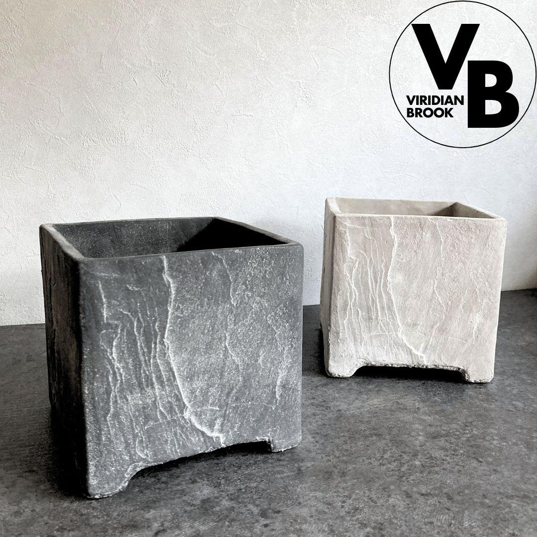 【フットポット】 2色から選べる おしゃれ 陶器鉢 5寸 5号 中型 観葉植物1枚目の画像