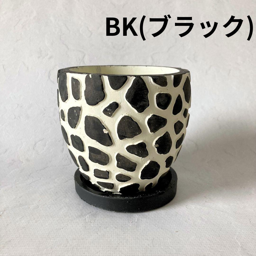 【レオパールサークル】 2色から選べる おしゃれ 陶器鉢 3寸 3号 小型 観葉植物 | 4枚目